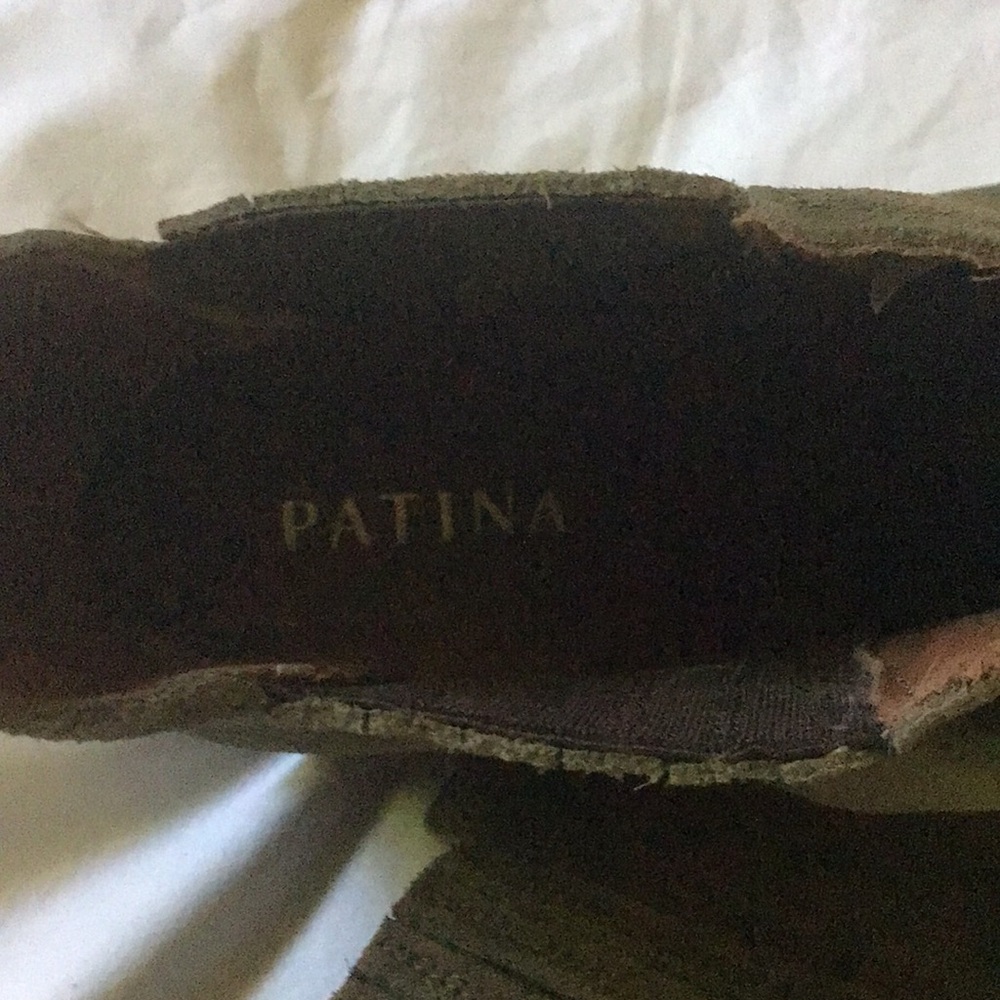 Portland Leather Dakota Western Boots Booties Suede Patina - Picture 6 of 7